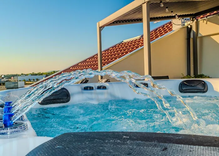 Biograd Sunset Penthouse With Spectactular View And Jacuzzi Apartmán Biograd Na Moru