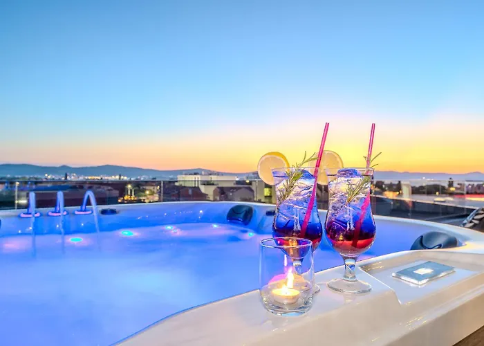 Апартаменты Biograd Sunset Penthouse With Spectactular View And Jacuzzi